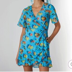 Rachel antanoff fruit wrap Dress